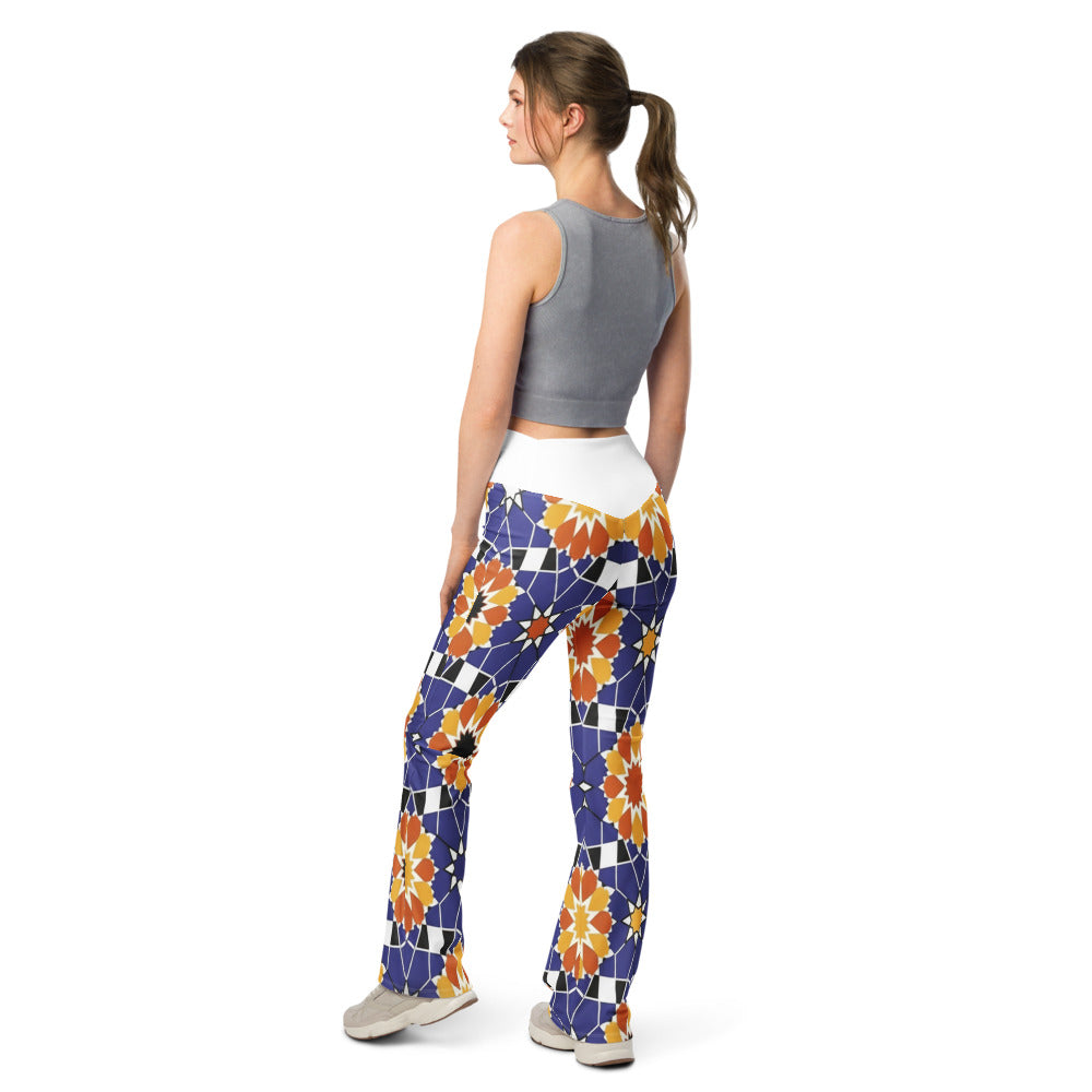Flare leggings back view | GearBunch