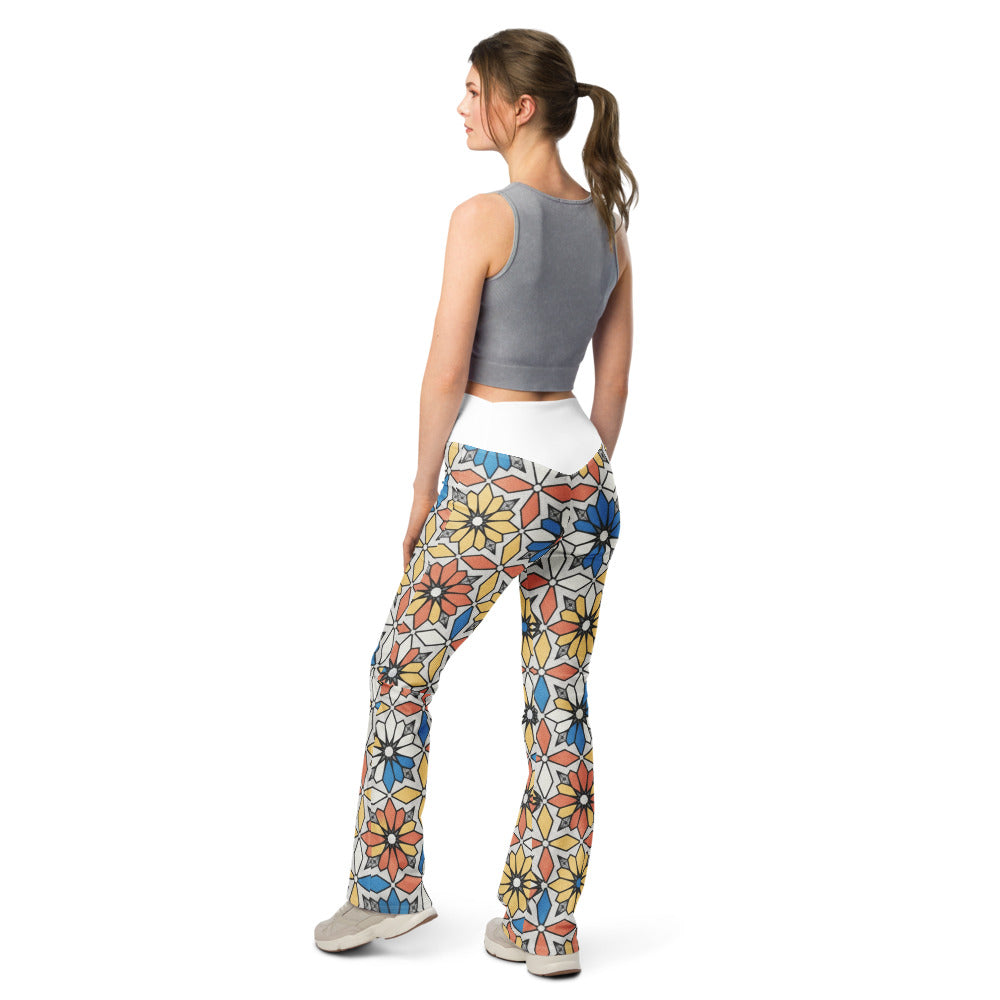 Flare leggings back view | GearBunch