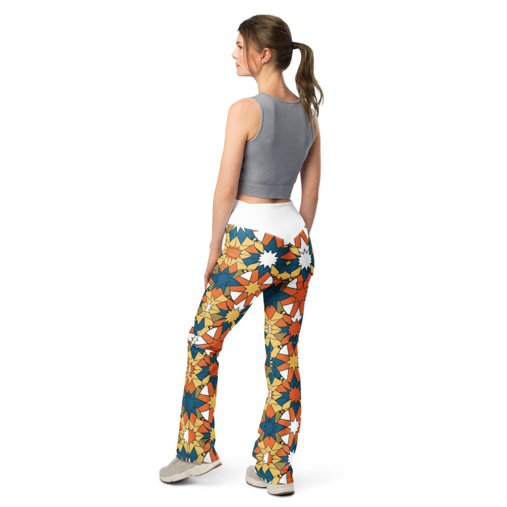 Flare leggings back view | GearBunch
