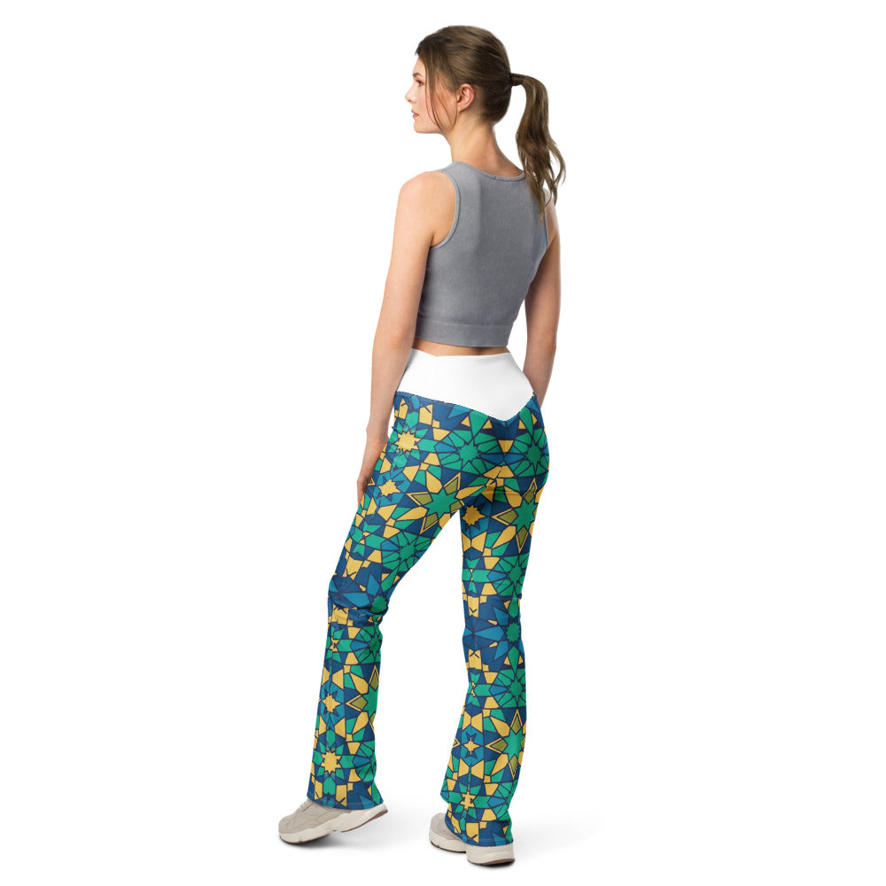 Flare leggings back view | GearBunch