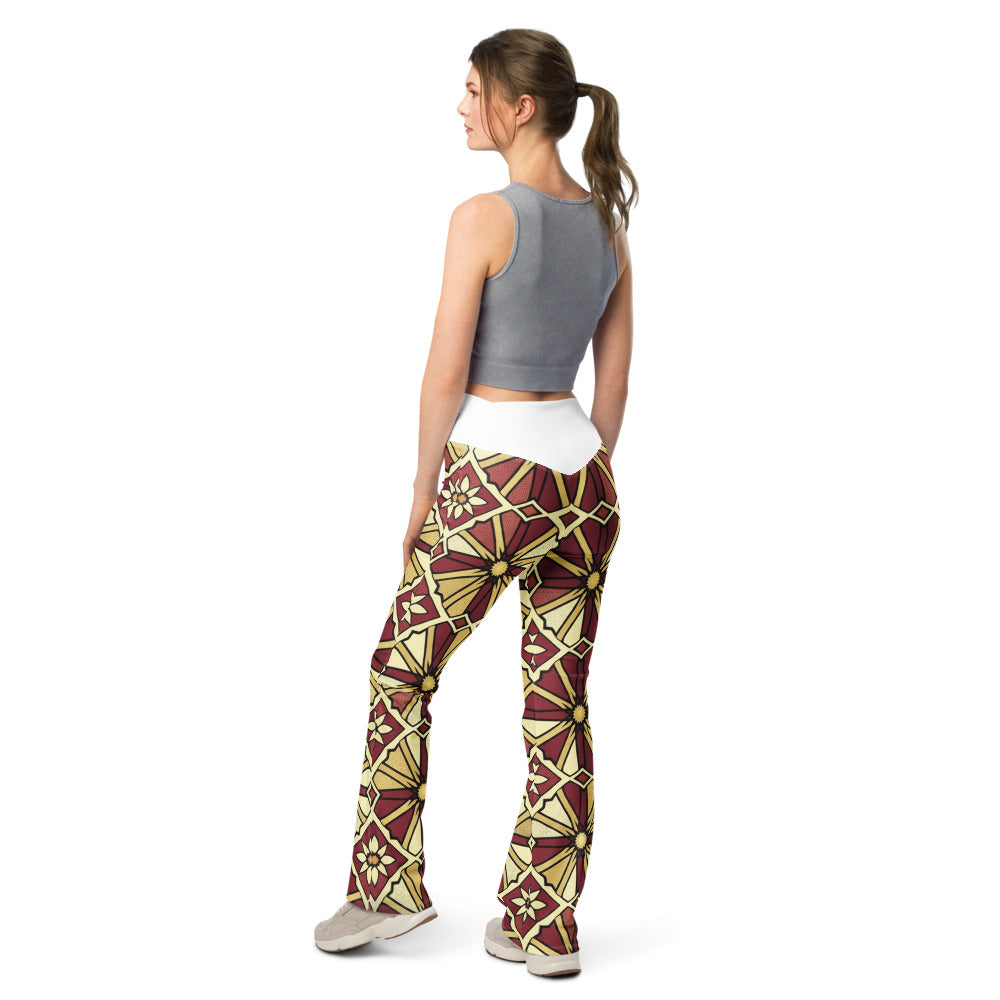 Flare leggings back view | GearBunch