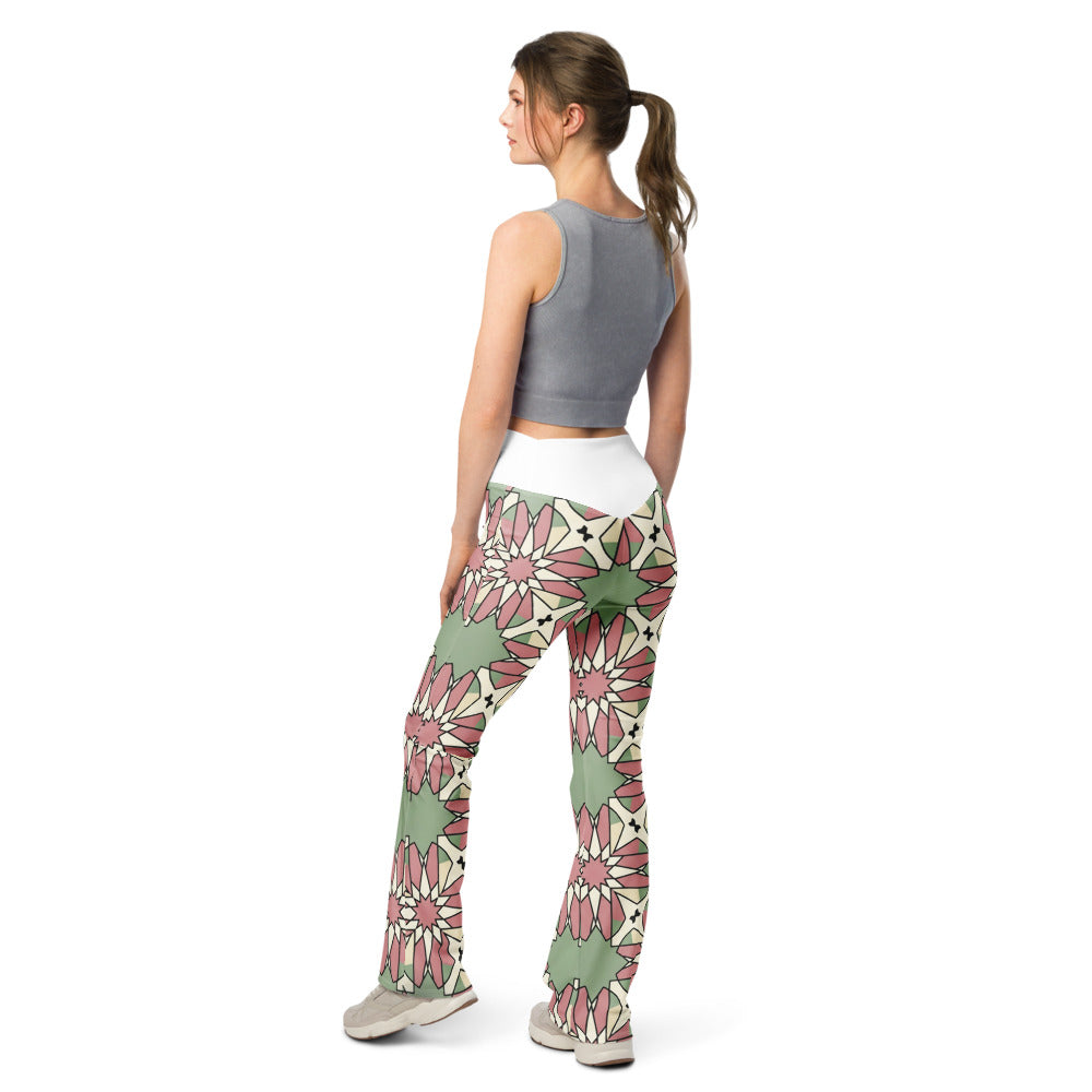 Flare leggings back view | GearBunch