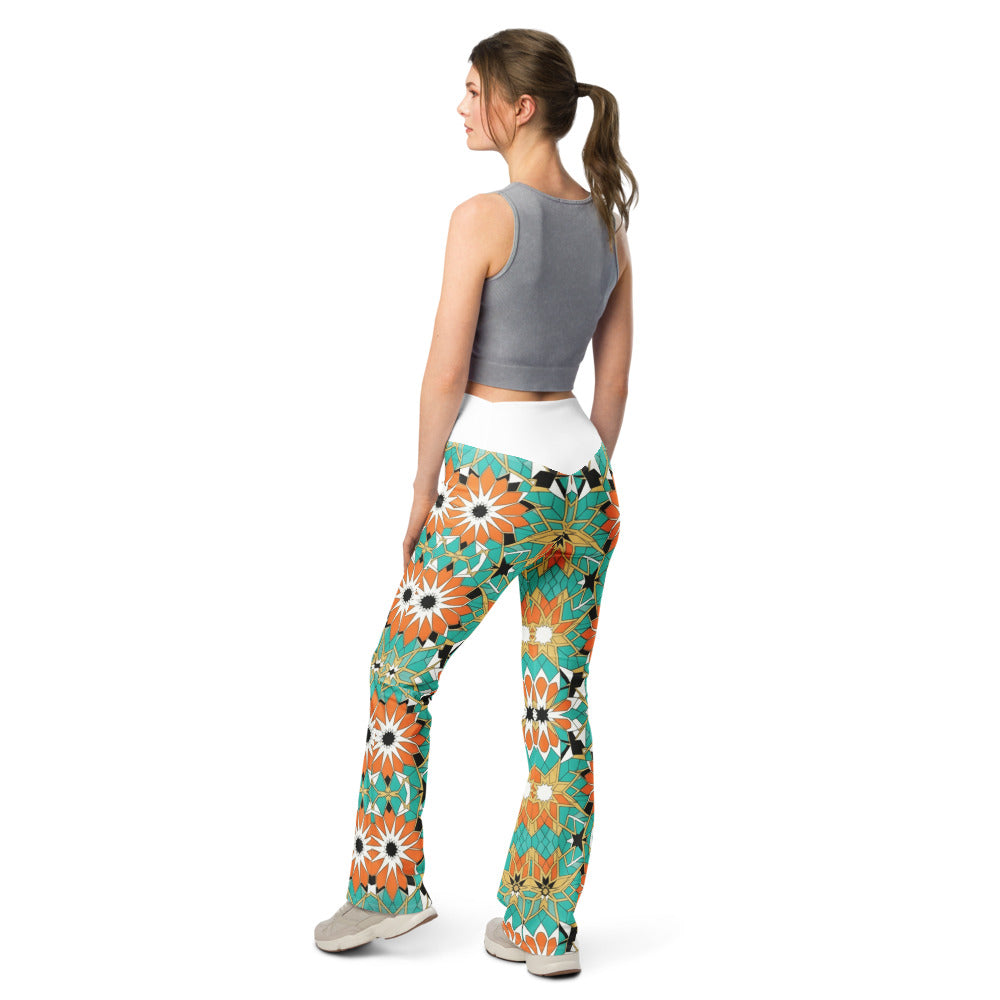Flare leggings back view | GearBunch