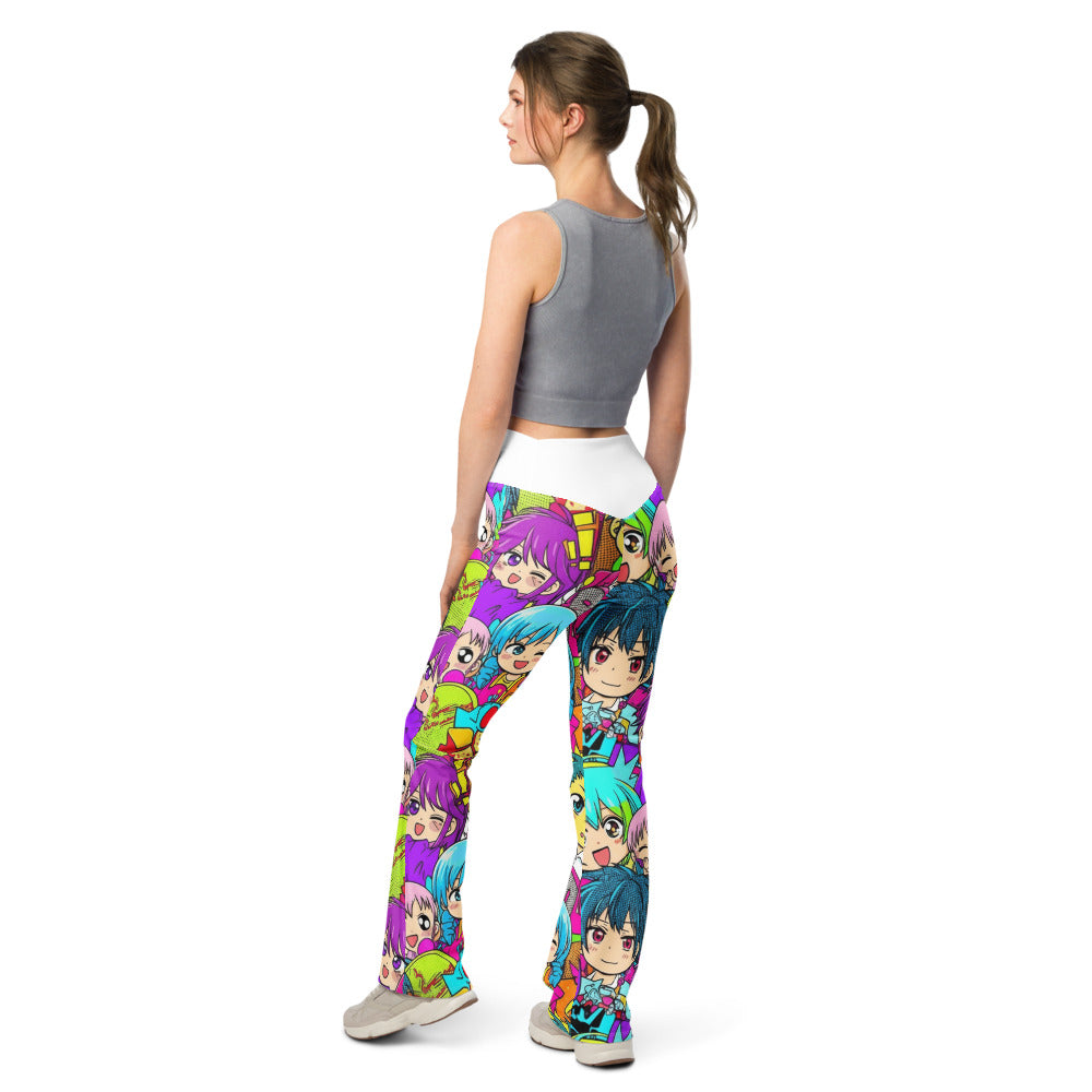 Flare leggings back view | GearBunch