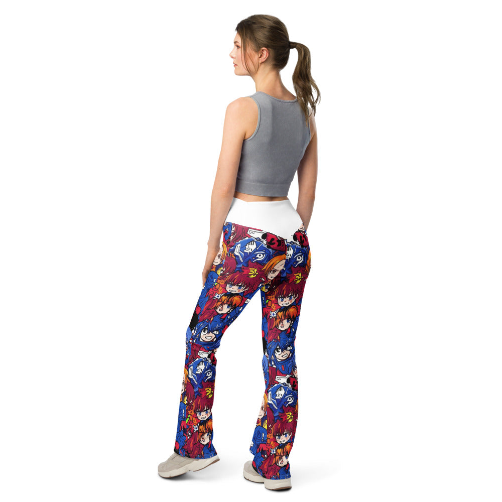 Flare leggings back view | GearBunch