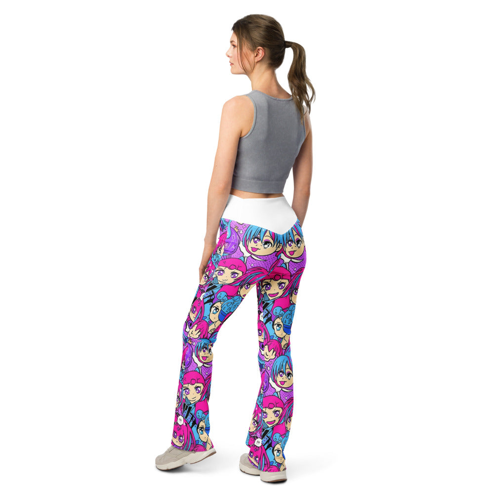 Flare leggings back view | GearBunch
