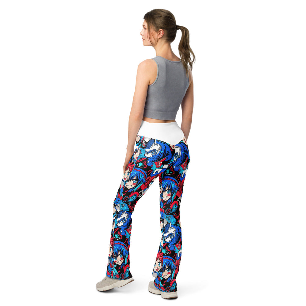 Flare leggings back view | GearBunch
