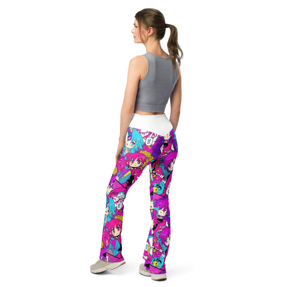 Flare leggings back view | GearBunch