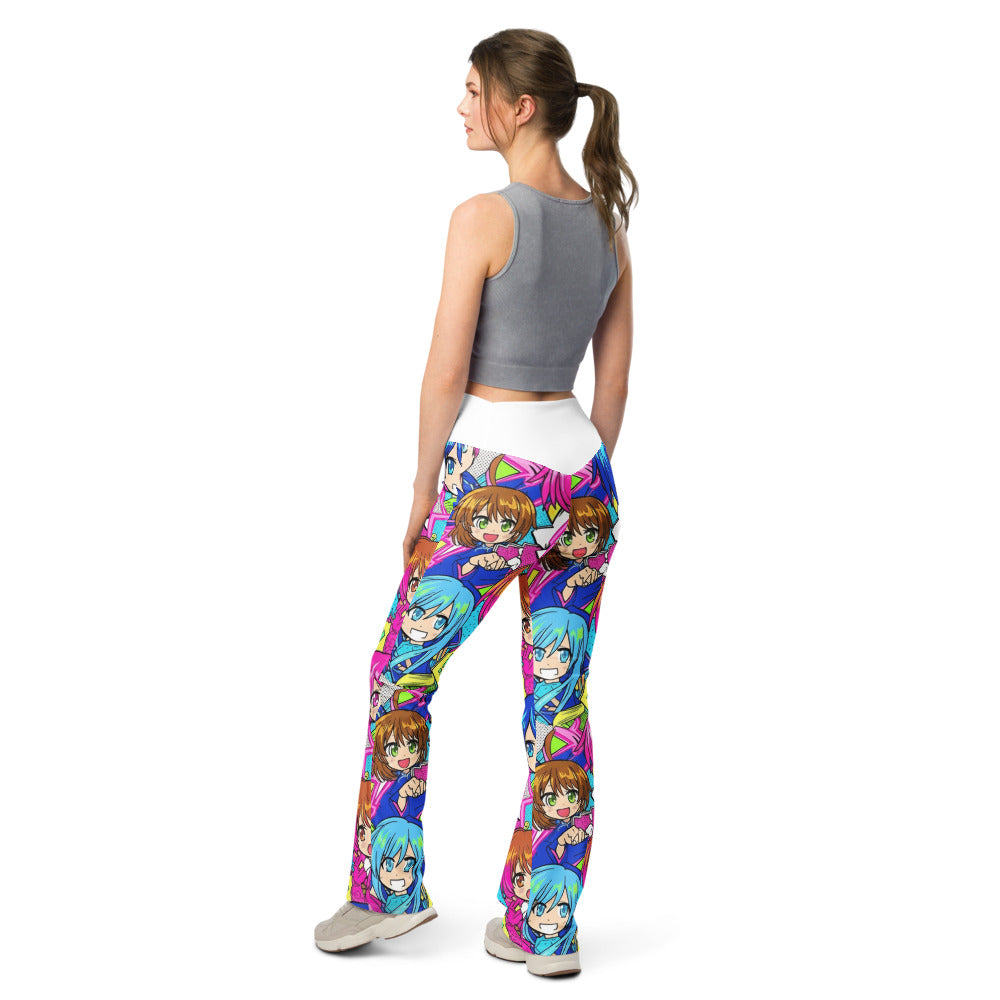 Flare leggings back view | GearBunch