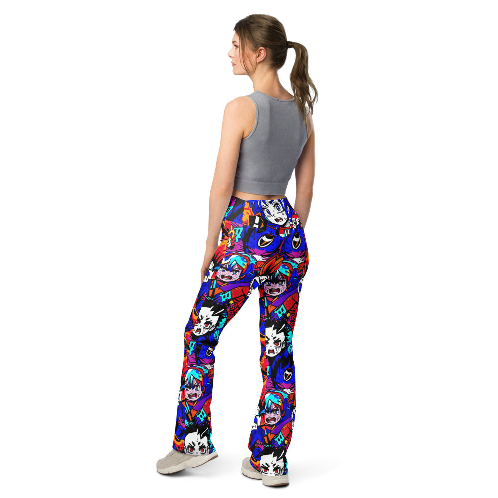 Flare leggings back view | GearBunch