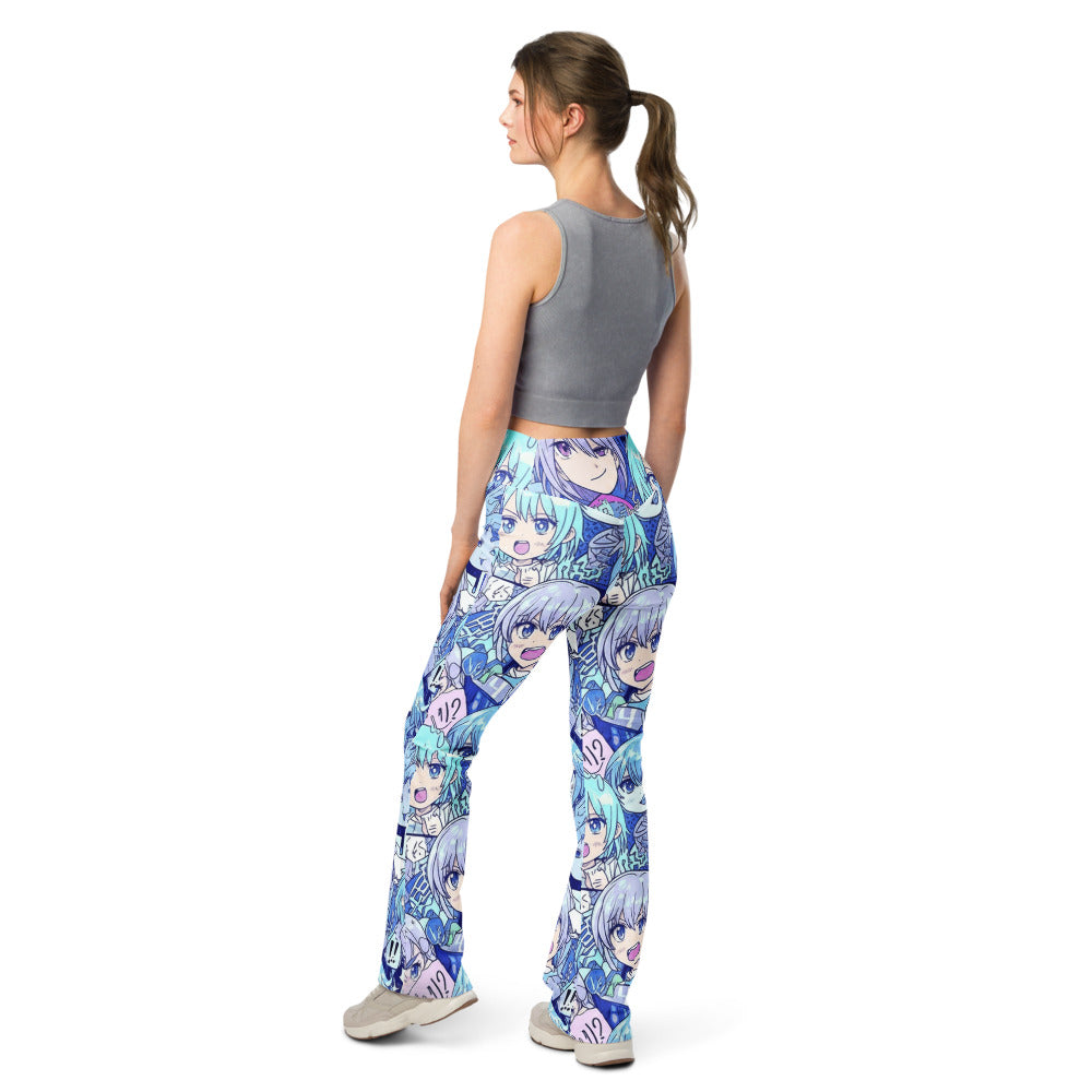 Flare leggings back view | GearBunch