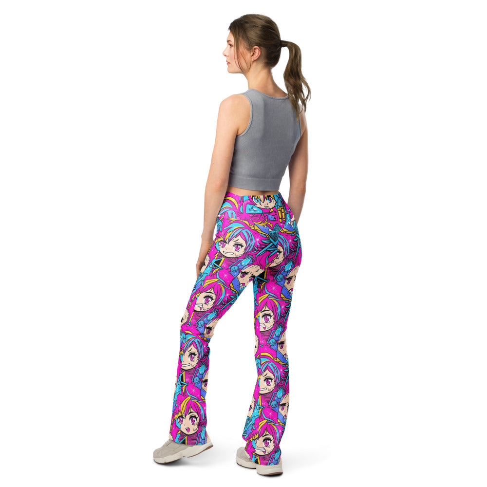 Flare leggings back view | GearBunch