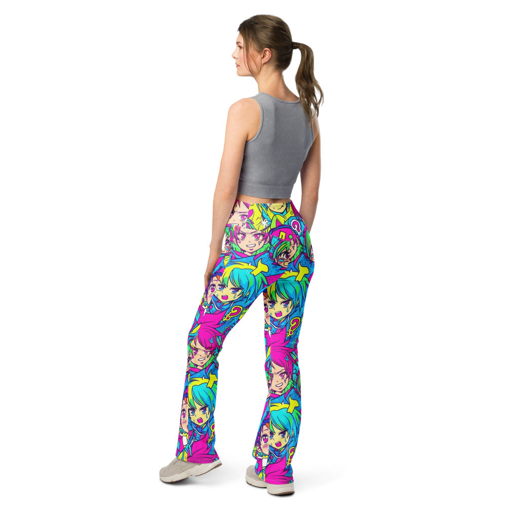 Flare leggings back view | GearBunch