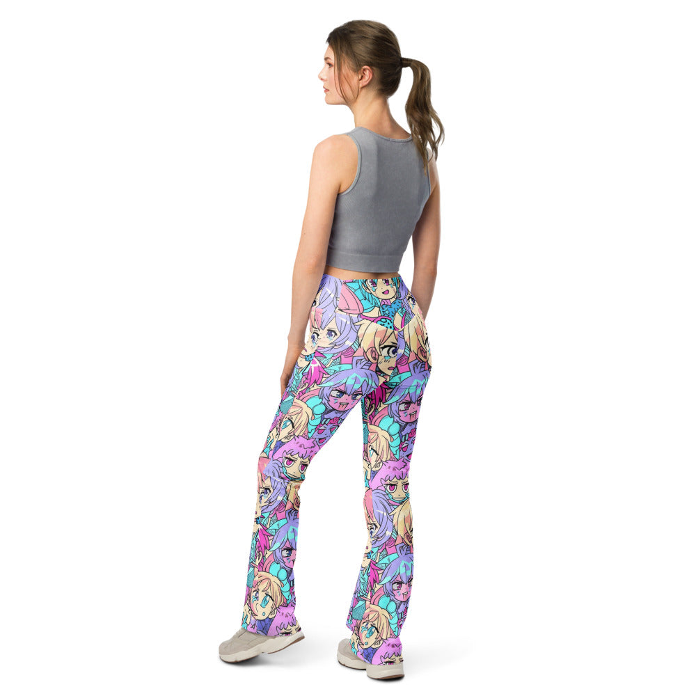 Flare leggings back view | GearBunch