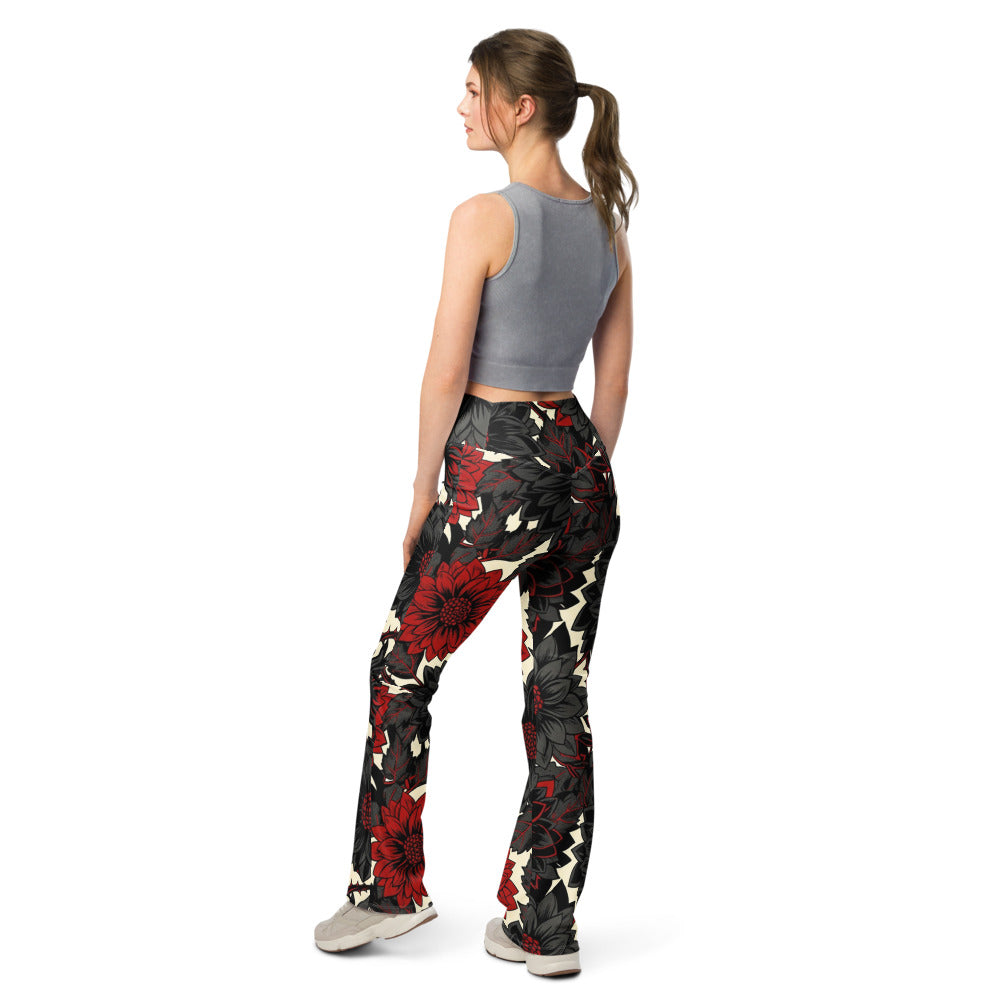 Flare leggings back view | GearBunch