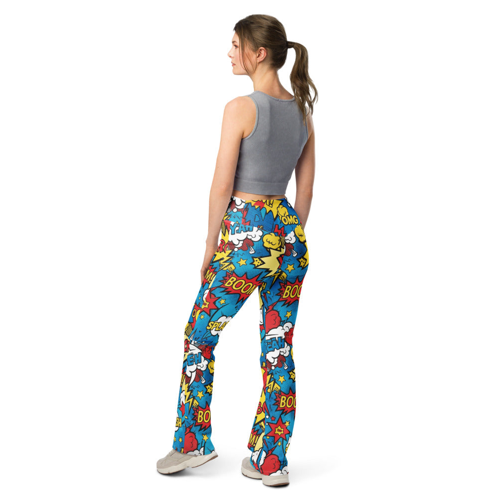 Flare leggings back view | GearBunch