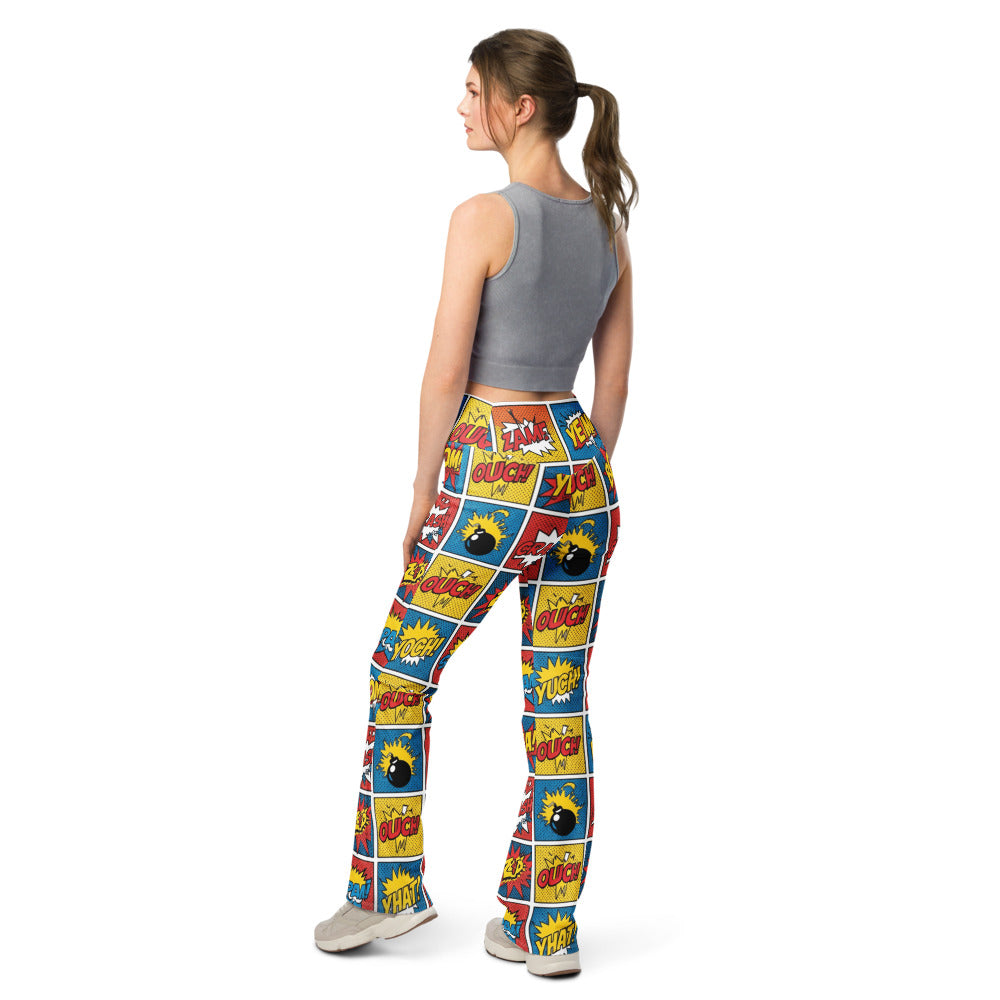 Flare leggings back view | GearBunch