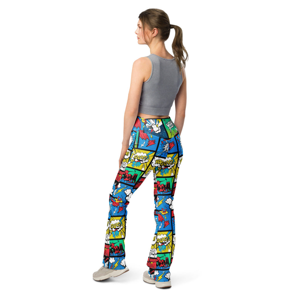 Flare leggings back view | GearBunch