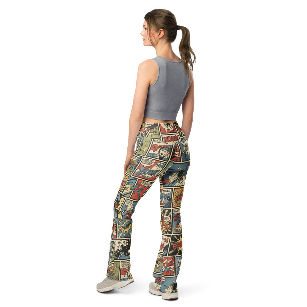 Flare leggings back view | GearBunch