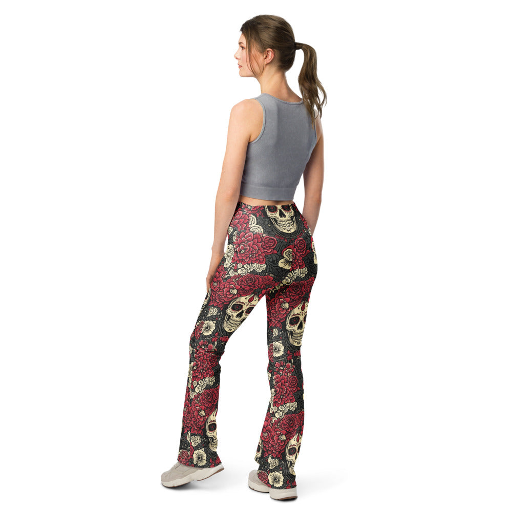 Flare leggings back view | GearBunch