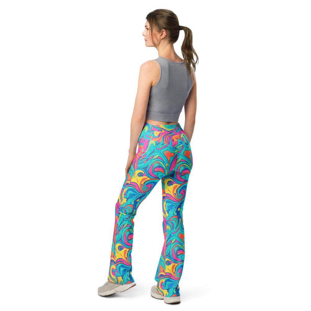 Flare leggings back view | GearBunch
