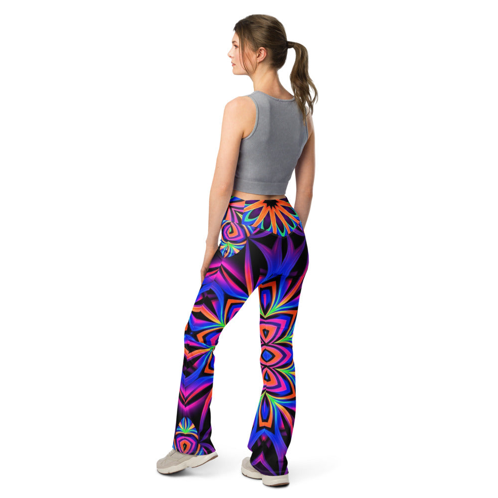 Flare leggings back view | GearBunch