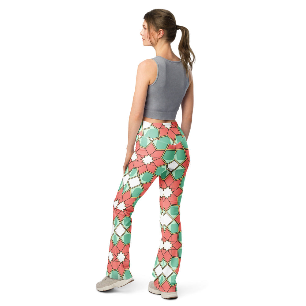 Flare leggings back view | GearBunch
