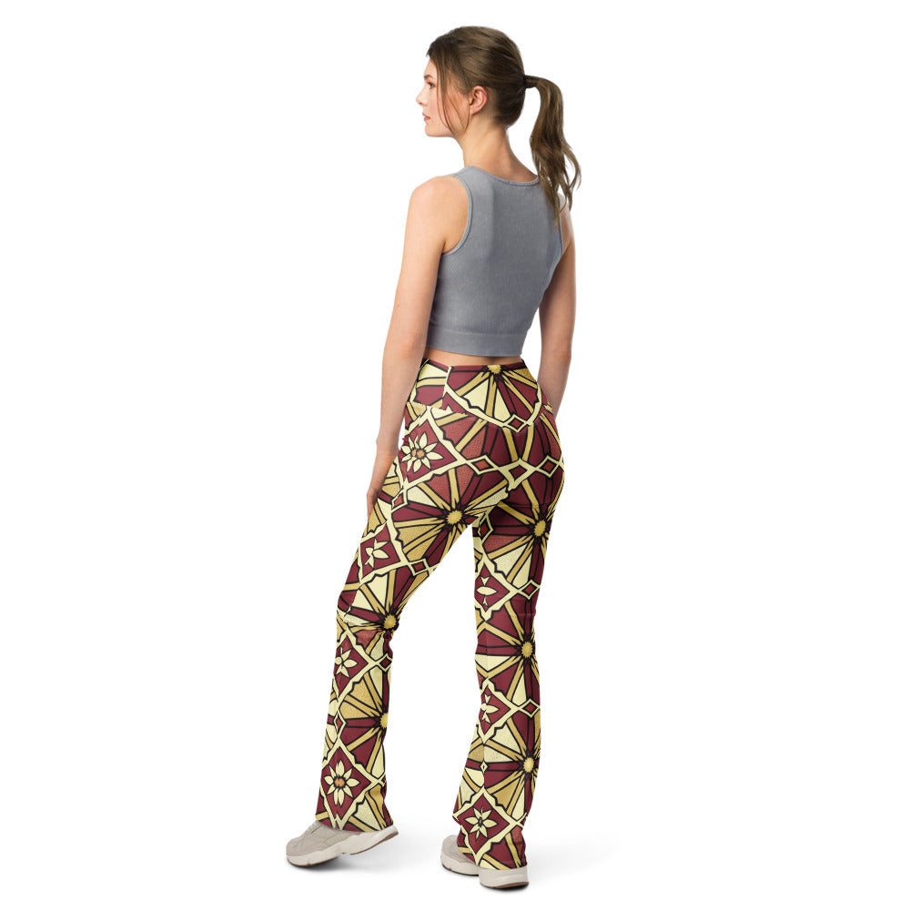 Flare leggings back view | GearBunch