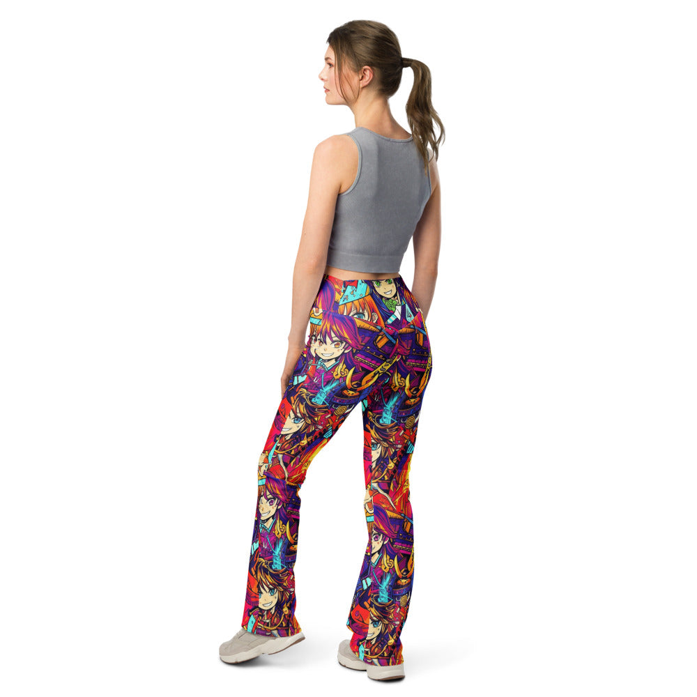Flare leggings back view | GearBunch