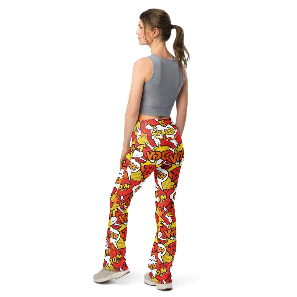 Flare leggings back view | GearBunch