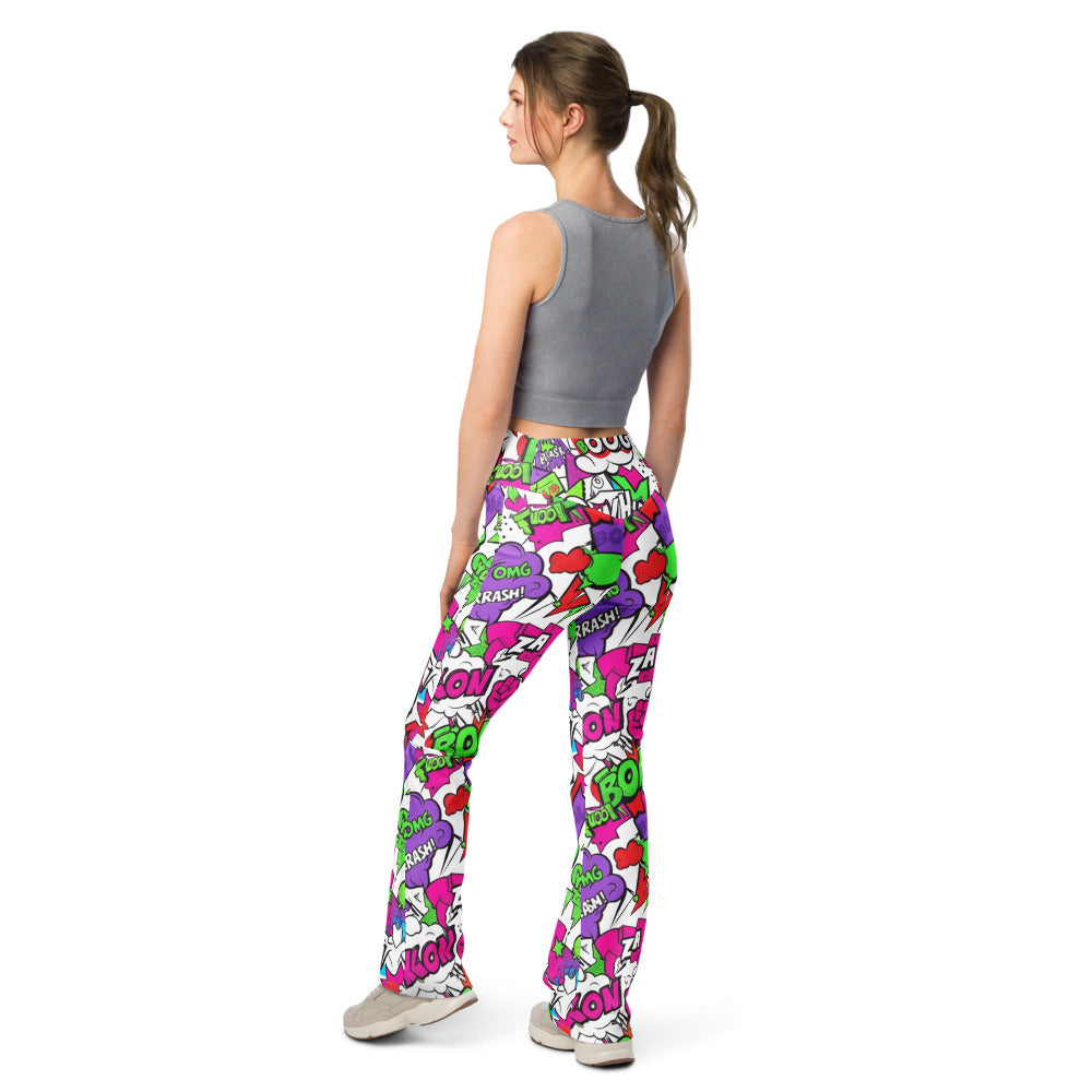 Flare leggings back view | GearBunch