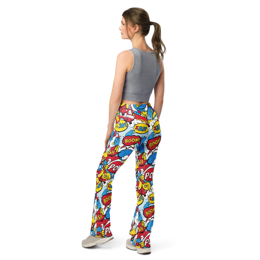 Flare leggings back view | GearBunch