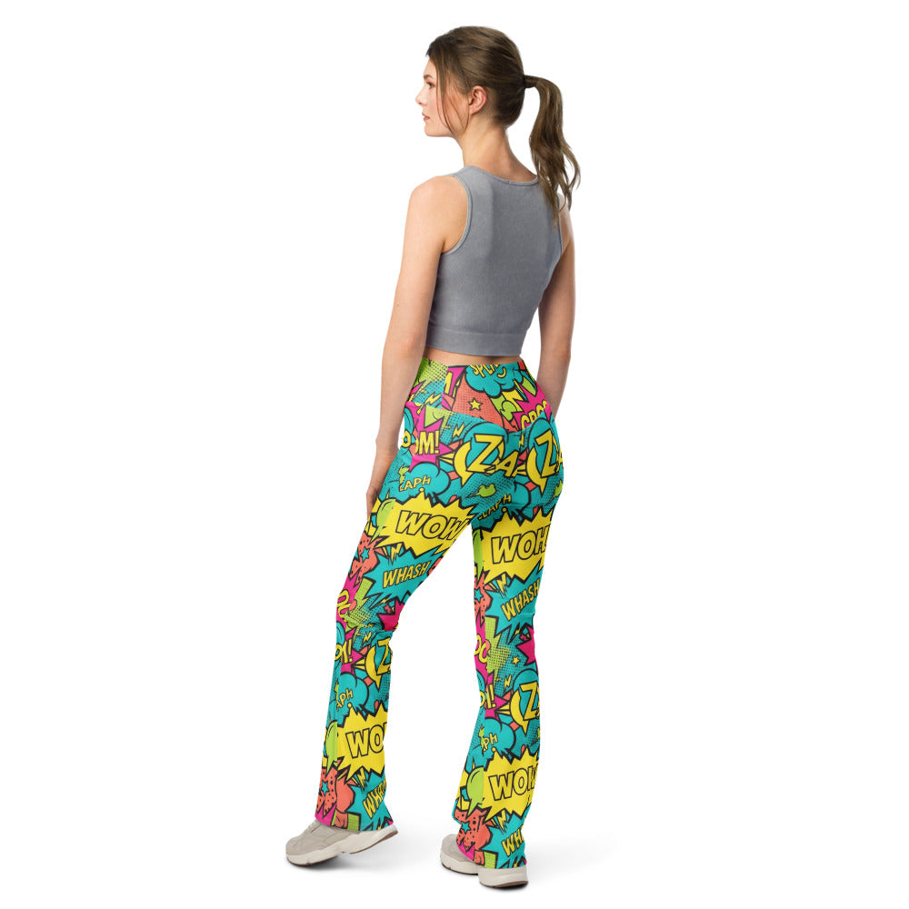 Flare leggings back view | GearBunch