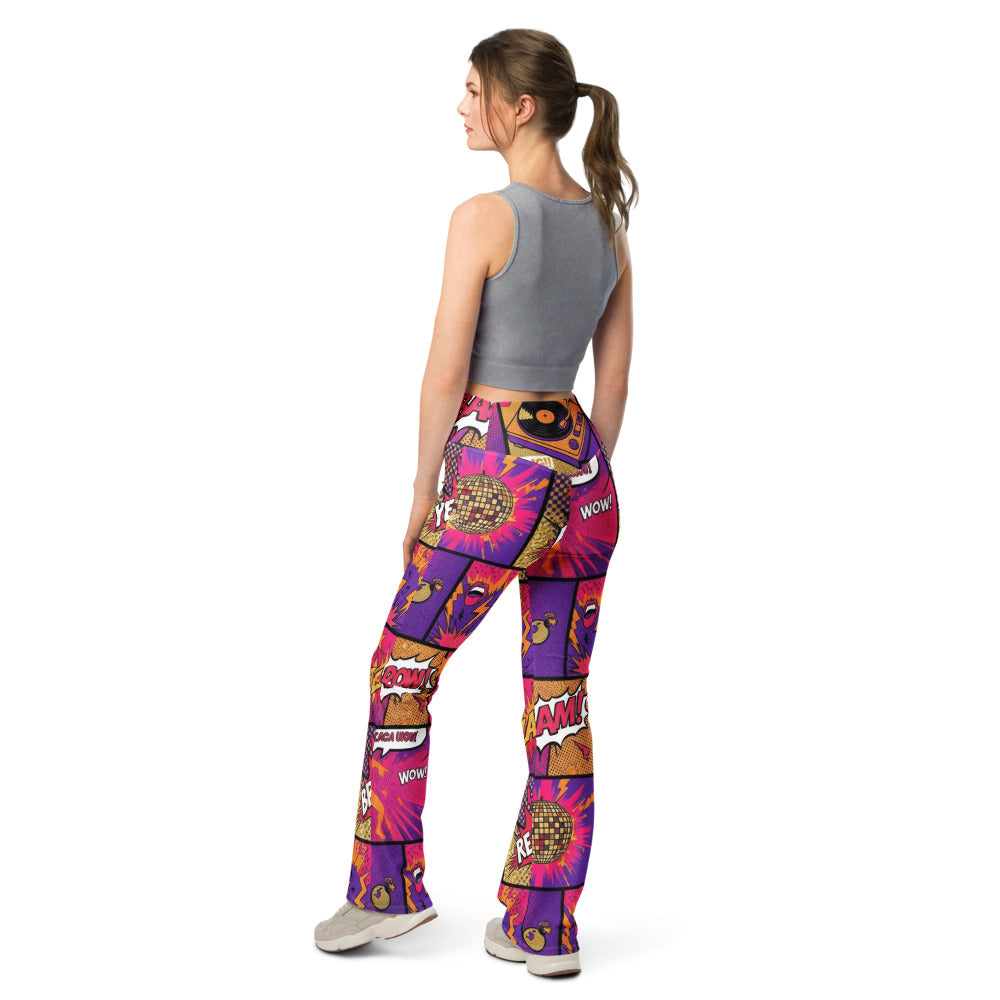 Flare leggings back view | GearBunch