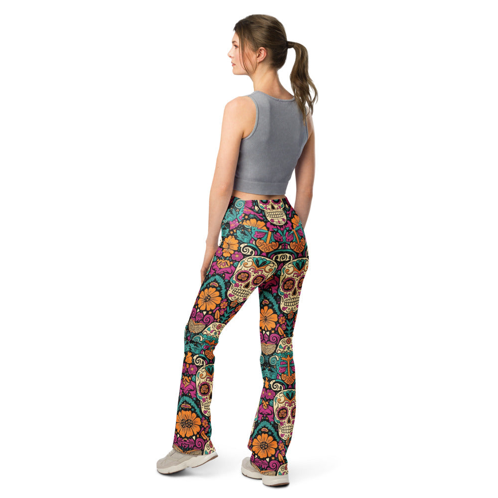 Flare leggings back view | GearBunch