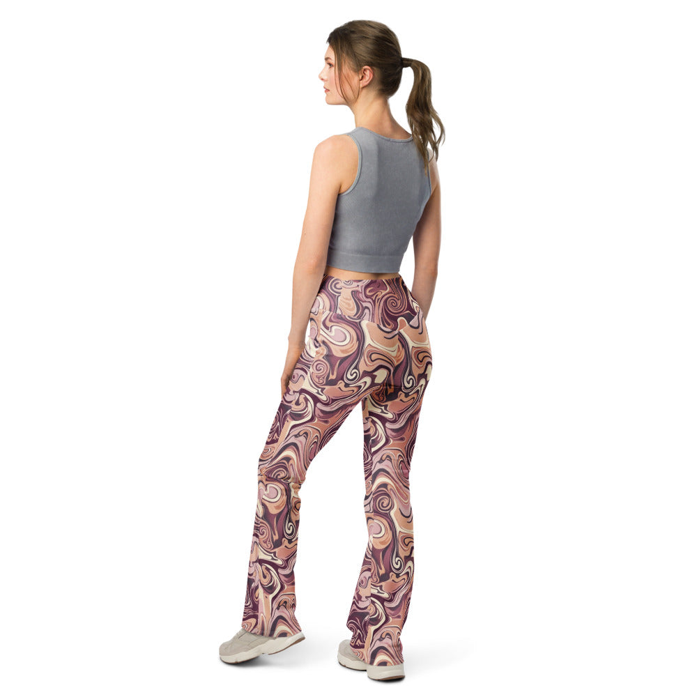 Flare leggings back view | GearBunch