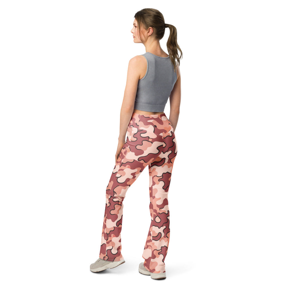 Flare leggings back view | GearBunch
