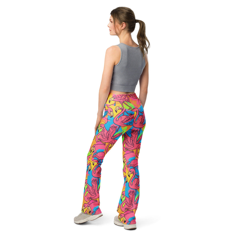 Flare leggings back view | GearBunch