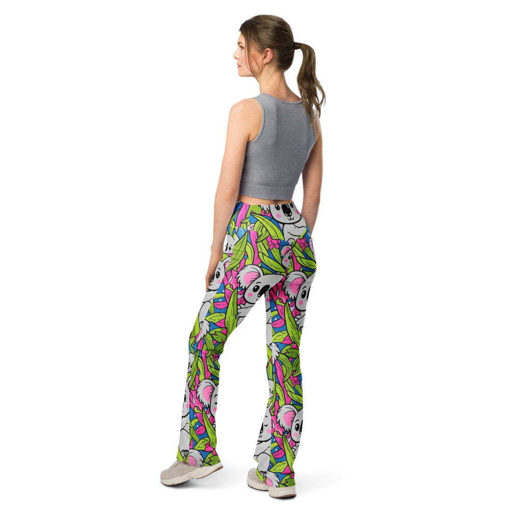 Flare leggings back view | GearBunch