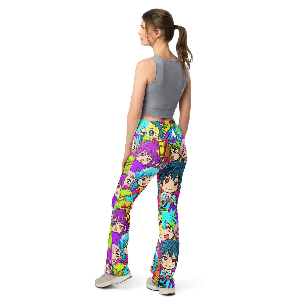 Flare leggings back view | GearBunch