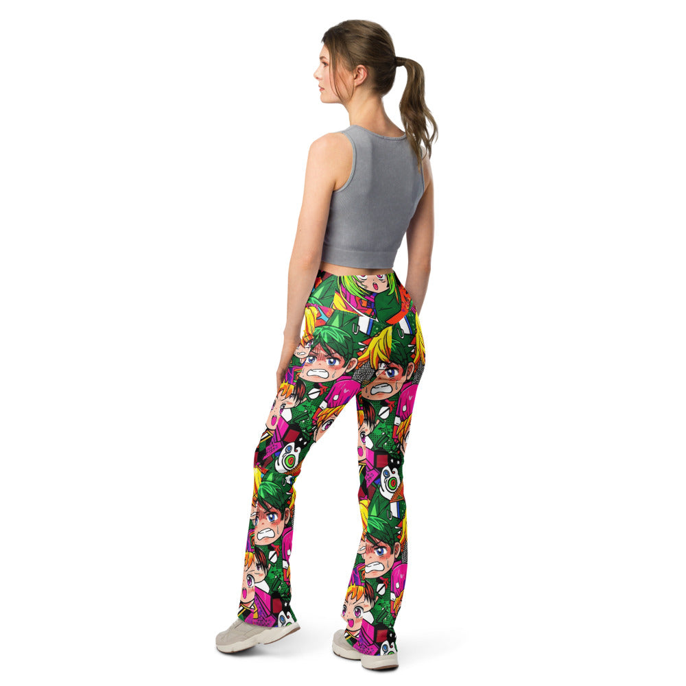 Flare leggings back view | GearBunch