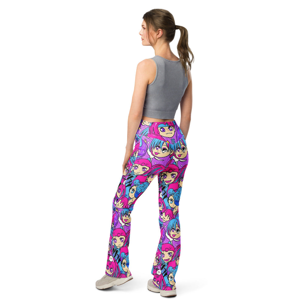 Flare leggings back view | GearBunch