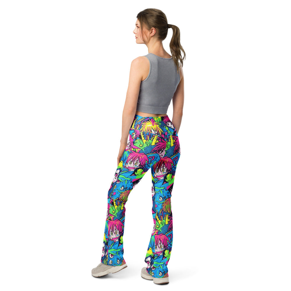Flare leggings back view | GearBunch