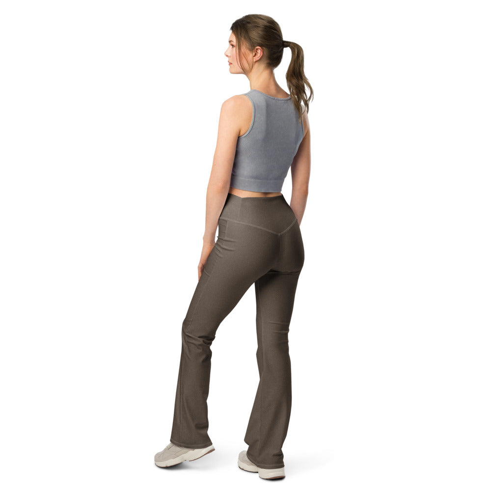 Solid leggings back view | GearBunch