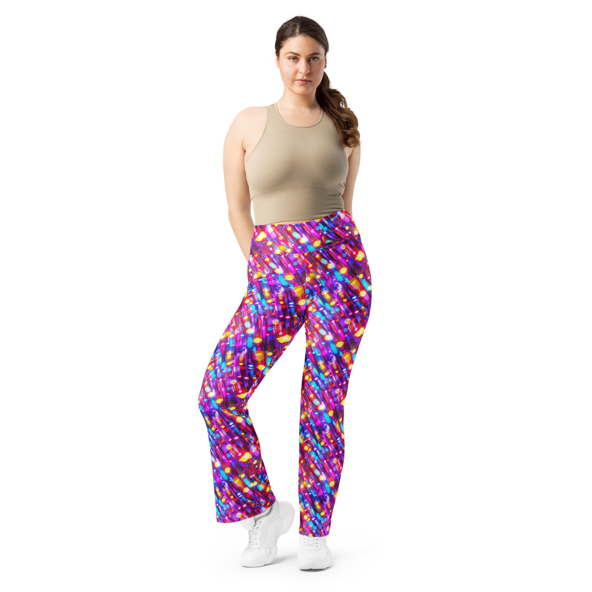 Night Light Flare leggings Front View