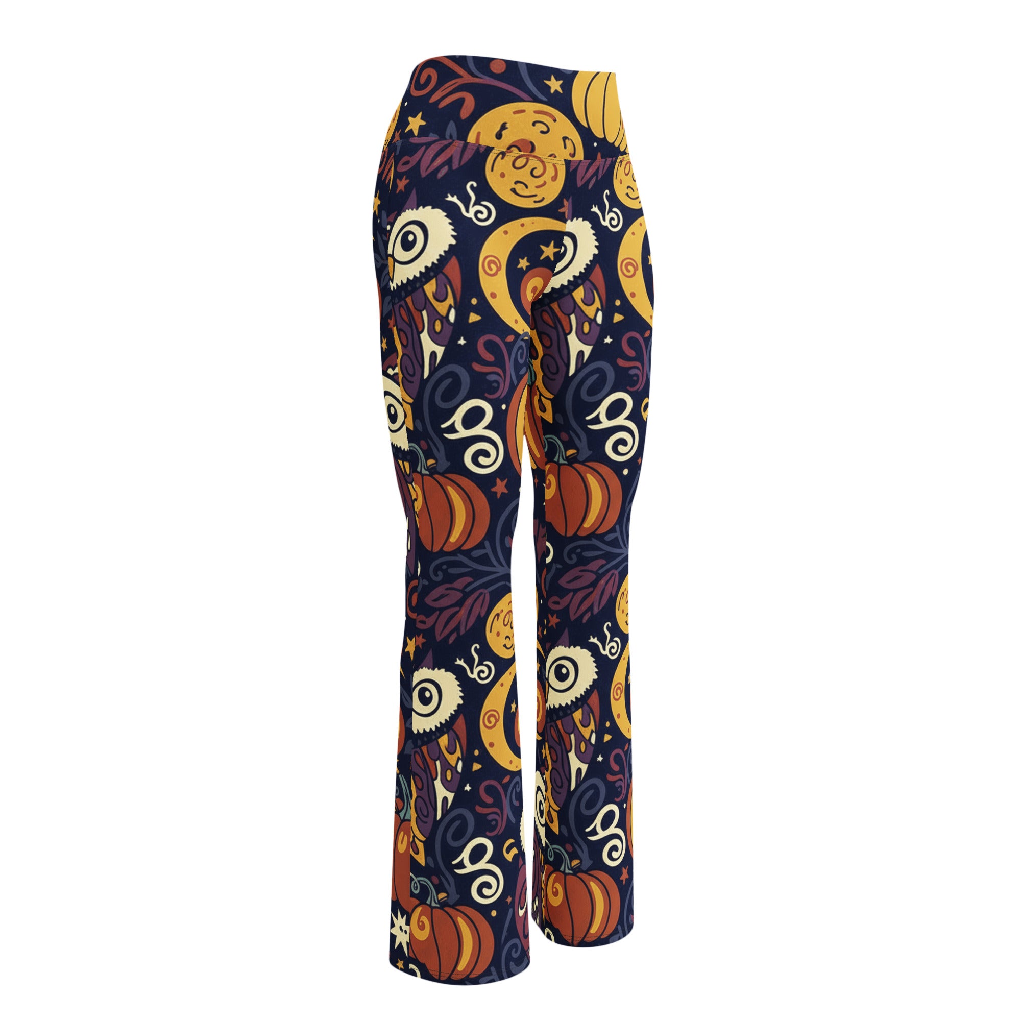 All Hallows Eve Owl Flare Leggings | GearBunch