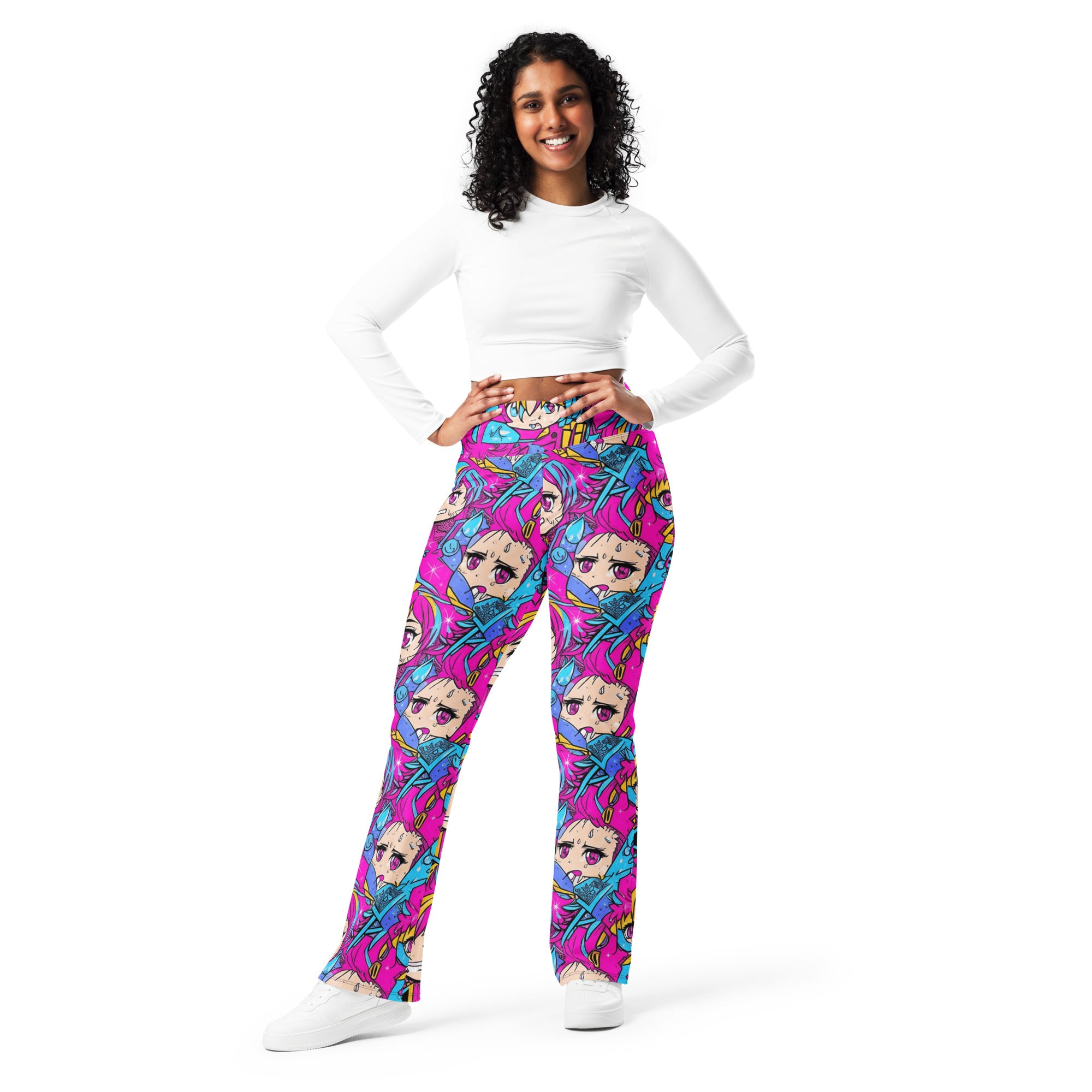 Anime Magical Girl Flare Leggings | GearBunch