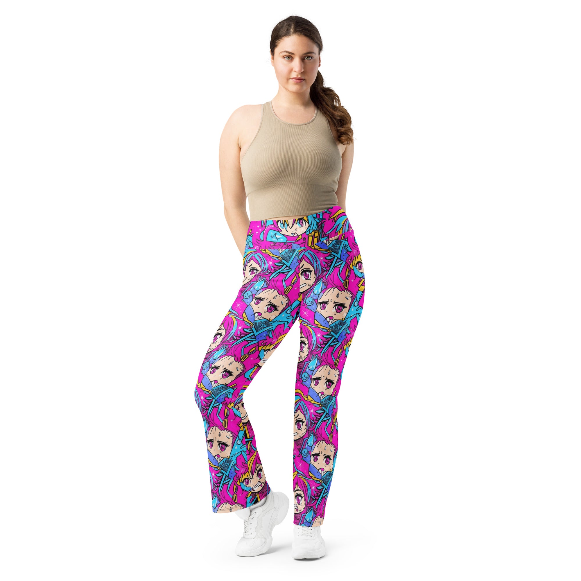 Anime Magical Girl Flare Leggings | GearBunch