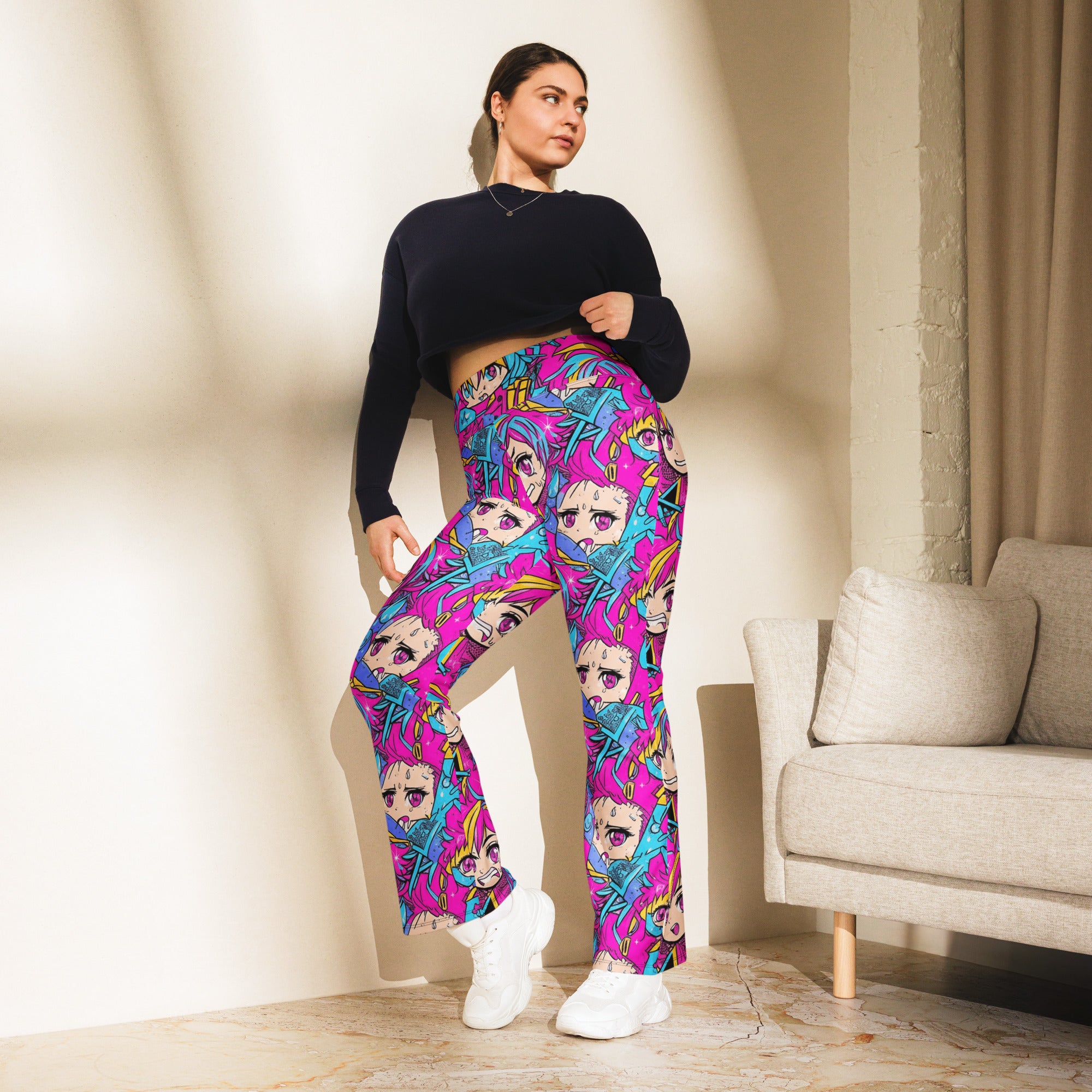 Anime Magical Girl Flare Leggings | GearBunch