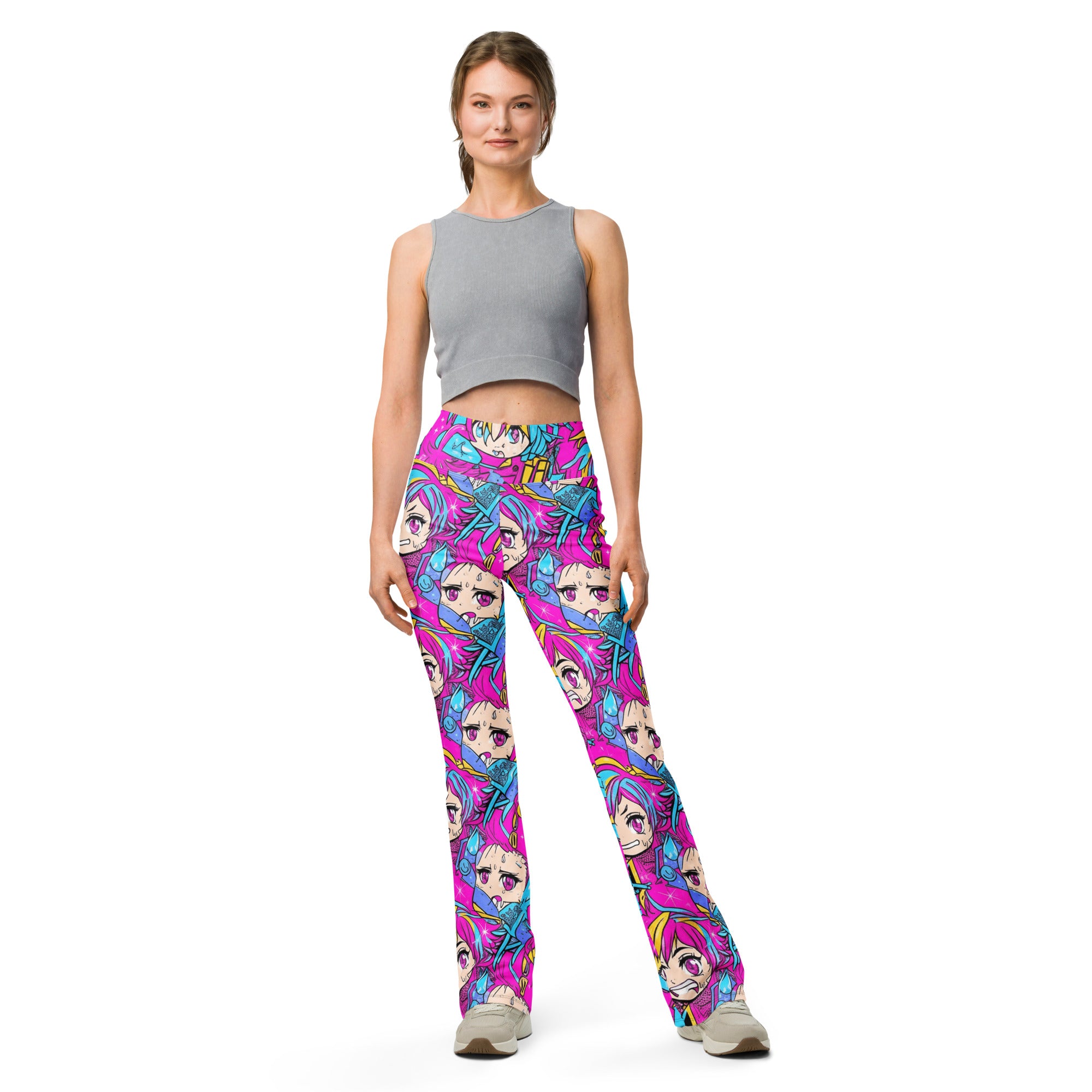 Anime Magical Girl Flare Leggings | GearBunch